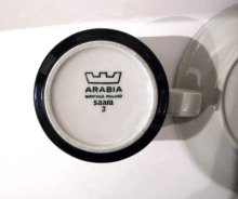 他の写真1: 北欧食器 Arabia アラビア SAARA (サース) コーヒーカップ＆ソーサー