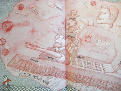 画像3: ピーター・シス Petr Sis (Peter Sis) / ZED JAK JSEM VYRUSTAL ZA ZELEZNOU OPONOU ＜チェコ絵本＞