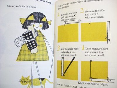 画像3: ビル・ソコル Bill Sokol:絵 Camille Sokol:著 / The Lucky Sew-it-yourself Book