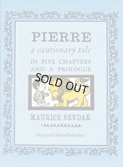 画像1: モーリス・センダック MAURICE SENDAK / PIERRE - A CAUTIONARY TALE IN FIVE CHAPTERS AND A PROLOGUE