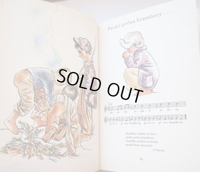 画像5: カレル・スヴォリンスキーKarel Svolinsky:絵 Karel Plicka, Frantisek Volf:著　/  Cesky rok Podzim （チェコの四季 - 秋）＜チェコ絵本＞