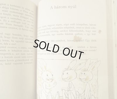 右ページに茶色の汚れがあります。