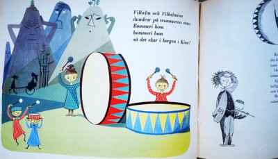 画像8: スティグ・リンドベリStig Lindberg:絵　レンナート・ヘルシング Lennart Hellsing:著  /  MUSIKBUSSEN 1956年版