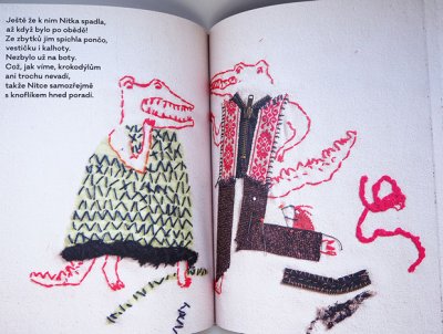 画像7: エヴァ・ヴォルフォヴァー Eva Volfova:絵 Tereza Horvathova:著 / Nitka a zatoulany knoflicek<チェコ絵本>