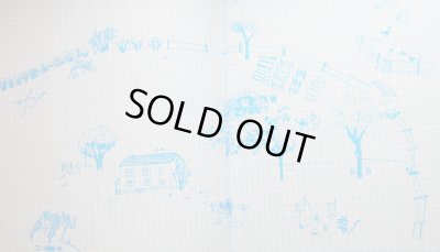 見返しのラフドローイングの可愛らしい。