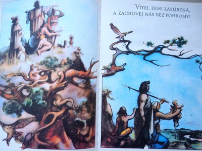 画像2: Adolf Zabransky:絵 Ivan Olbracht:著 / Ze Starych Letopisu ＜チェコ絵本＞