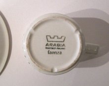 他の写真1: 北欧食器 Arabia アラビア Faenza (ファエンツァ) コーヒーカップ＆ソーサー