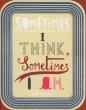 画像1: サラ・ファネリ Sara Fanelli / Sometimes I Think, Sometimes I Am (1)