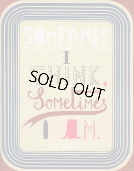 画像1: サラ・ファネリ Sara Fanelli / Sometimes I Think, Sometimes I Am (1)