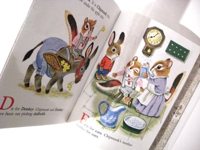 画像1: リチャード・スキャリー Richard Scarry:絵 Roberta Miller:著 / Richard Scarry's Chipmunk's ABC