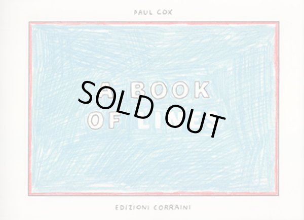 画像1: ポール・コックス Paul Cox / A BOOK OF LINES (1)