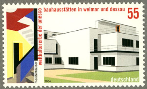 画像1: ドイツ切手 2004年発行 『バウハウス』 (1)
