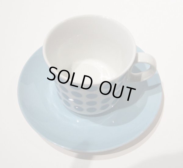 画像2: 北欧食器 Arabia アラビア Stencil ステンシル Polka Dot (ポルカドット) コーヒーカップ＆ソーサー (2)