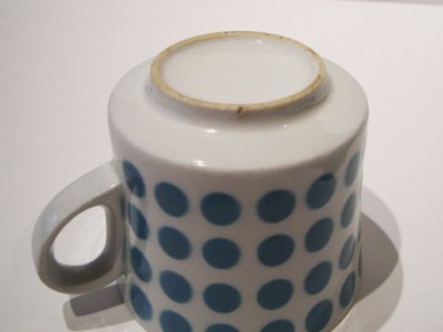 画像1: 北欧食器 Arabia アラビア Stencil ステンシル Polka Dot (ポルカドット) コーヒーカップ＆ソーサー