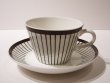 画像1: 北欧食器 グスタフスベリ Gustafsberg SPISA-RIBB スピサ・リブ コーヒーカップ＆ソーサー (1)