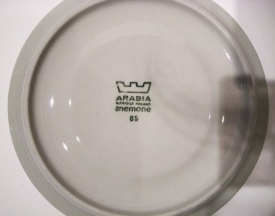 画像2: 北欧食器 Arabia アラビア Anemone アネモネ / ティーカップ＆ソーサー