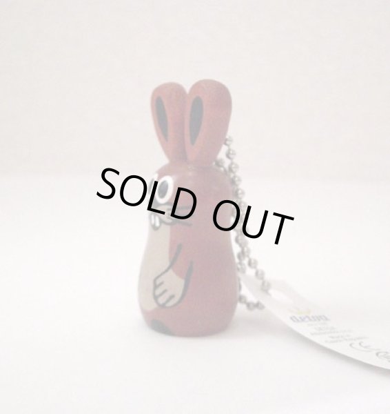 画像2: クルテク 木製キーホルダー <うさぎ> (2)