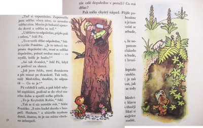 画像2: Jaromir Zapal ヤロミール・ザーパル:絵 A.A.Milne:著 / Medvidek Pu ＜チェコ絵本＞