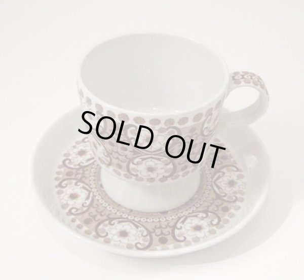 画像4: 北欧食器 Arabia アラビア ALI   コーヒーカップ＆ソーサー (4)