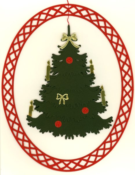 画像1: 北欧モビール ＜クリスマスツリー＞ (1)