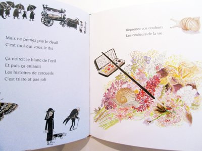 画像1: Jacqueline Duheme:絵 Jacques Prevert:著 / Chanson de escargots qui vont a l'enterrement... et autres poemes