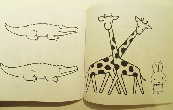 画像5: ディック・ブルーナ Dick Bruna / kleuren met nijntje in de dierentuin (5)