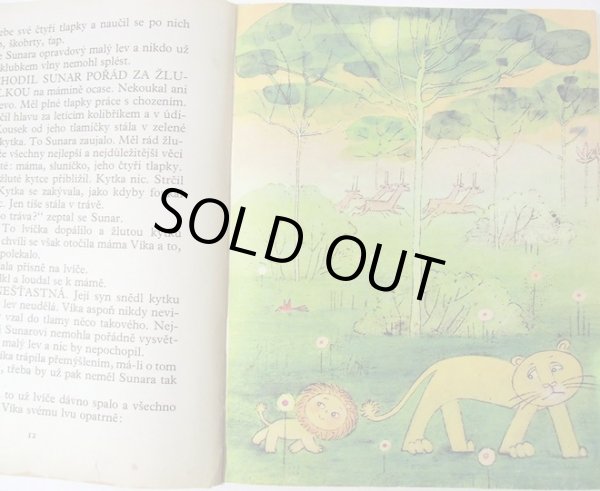 画像3: ガブリエラ・ドゥプスカー Gabriela Dubska:絵 ハナ・ドスコチロヴァー Hana Doskocilova:著 / KUDY CHODI MALY LEV ＜チェコ絵本＞ (3)