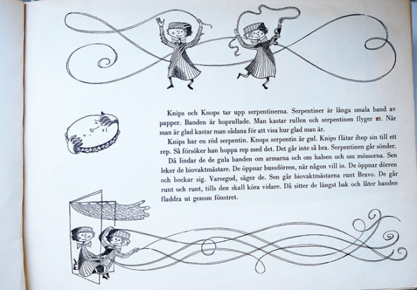 画像5: スティグ・リンドベリStig Lindberg:絵 レンナート・ヘルシング Lennart Hellsing:著  /  MUSIKBUSSEN 1956年版 (5)