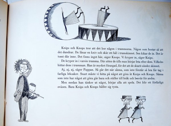 画像6: スティグ・リンドベリStig Lindberg:絵 レンナート・ヘルシング Lennart Hellsing:著  /  MUSIKBUSSEN 1956年版 (6)