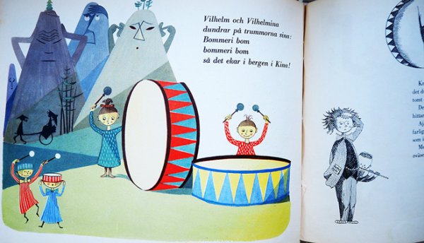 画像8: スティグ・リンドベリStig Lindberg:絵 レンナート・ヘルシング Lennart Hellsing:著  /  MUSIKBUSSEN 1956年版 (8)