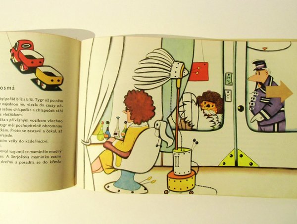 画像4: Vladimir Fuka:絵 Sofia Prokofjevova:著 / neuveritelne prihody plysoveho tygra <チェコ絵本> (4)