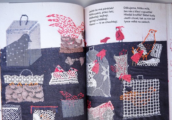 画像5: エヴァ・ヴォルフォヴァー Eva Volfova:絵 Tereza Horvathova:著 / Nitka a zatoulany knoflicek＜チェコ絵本＞ (5)