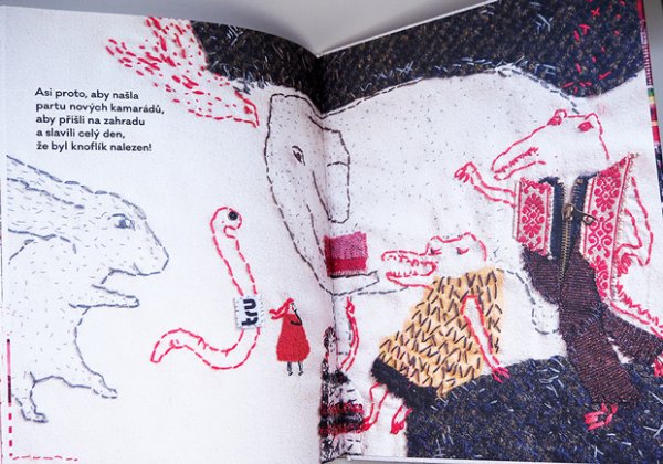 画像9: エヴァ・ヴォルフォヴァー Eva Volfova:絵 Tereza Horvathova:著 / Nitka a zatoulany knoflicek＜チェコ絵本＞ (9)