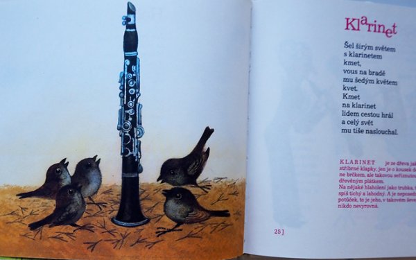 画像4: Karel Franta:絵 Vaclav Fischer, Ilja Hurnik:著 / Od houslicek po buben ＜チェコ絵本＞ (4)