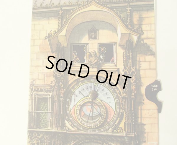 画像4: クバシュタ Vojtech Kubasta / Praha-Orloj プラハの天文時計 オルロイ ＜チェコ製ポストカード＞ (4)