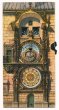 画像1: クバシュタ Vojtech Kubasta / Praha-Orloj プラハの天文時計 オルロイ ＜チェコ製ポストカード＞ (1)