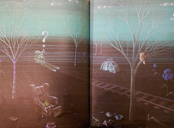 画像4: Binette Schroeder:絵 Peter Nickl:著 / Ra ta ta tam - Die seltsame Geschichte einer kleinen Lok (4)