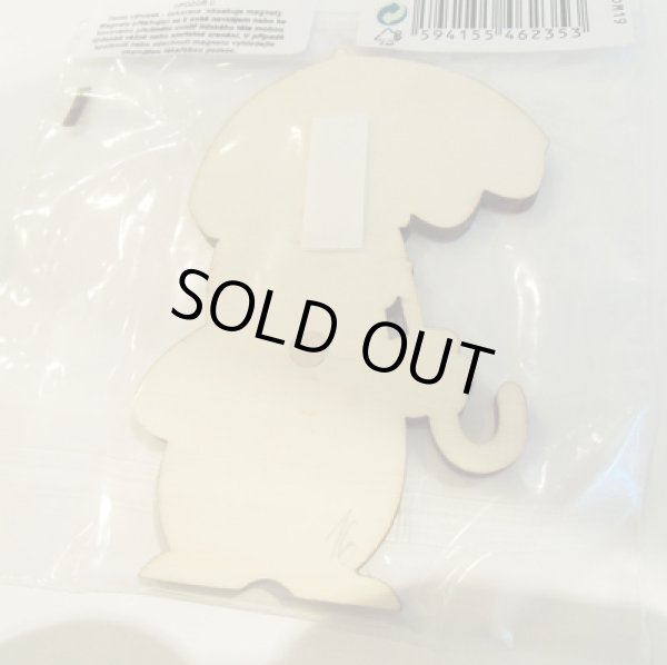 画像2: クルテク 木製マグネット （傘） (2)