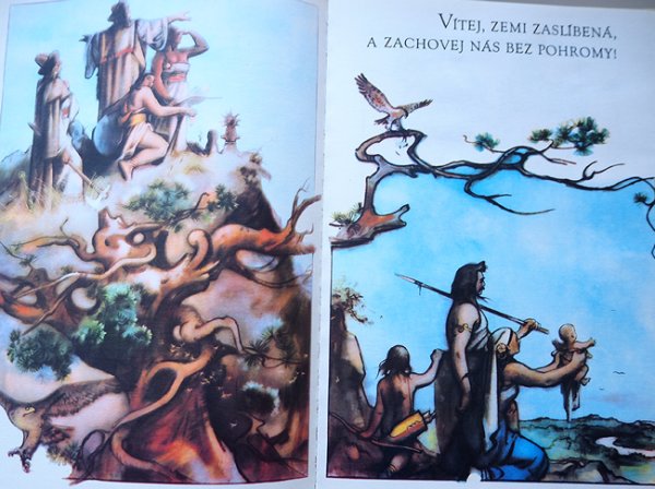 画像2: Adolf Zabransky:絵 Ivan Olbracht:著 / Ze Starych Letopisu ＜チェコ絵本＞ (2)