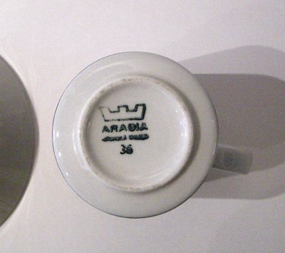 画像1: 北欧食器 Arabia アラビア Sotka (ソツカ) コーヒーカップ＆ソーサー